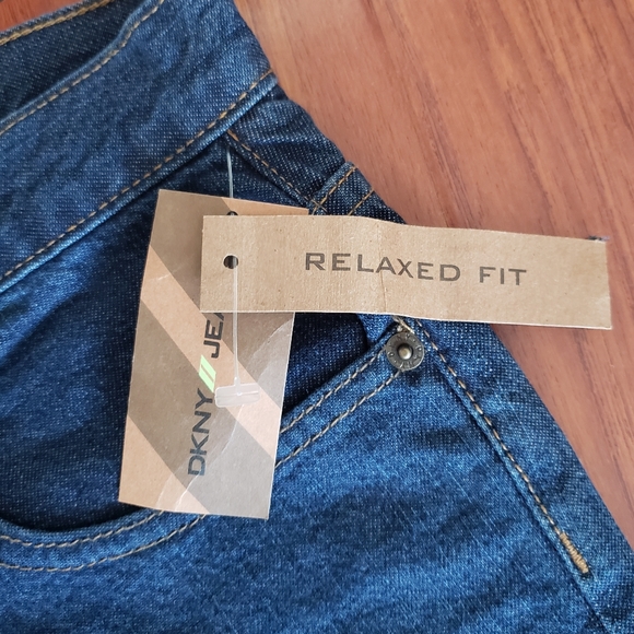 DKNY Indigo Relaxed Fit Jeans - Picture 2 of 4